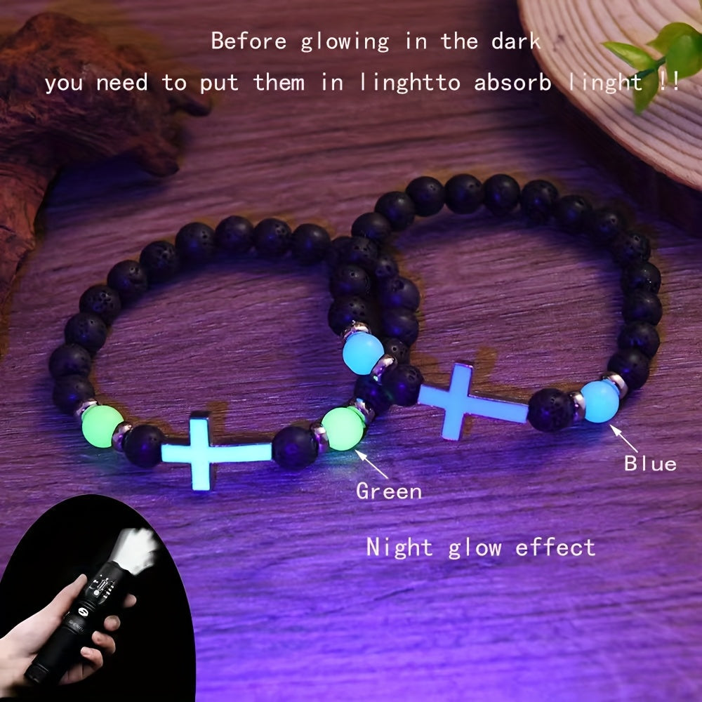 1pc volcano stone   retro bracelet multi color
