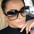 1pc stylish square glasses men women featuring a large black