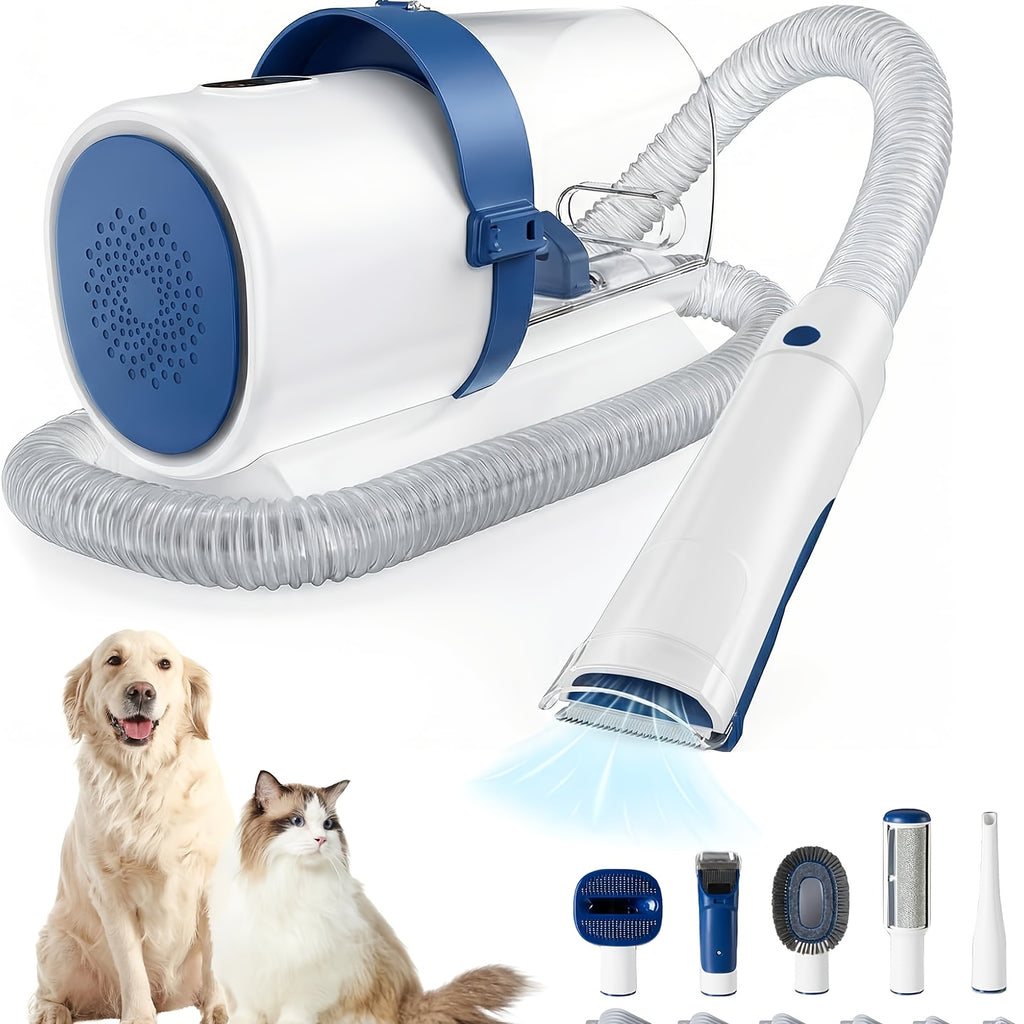 pet grooming vacuum kit 5 in 1 vacuum suction