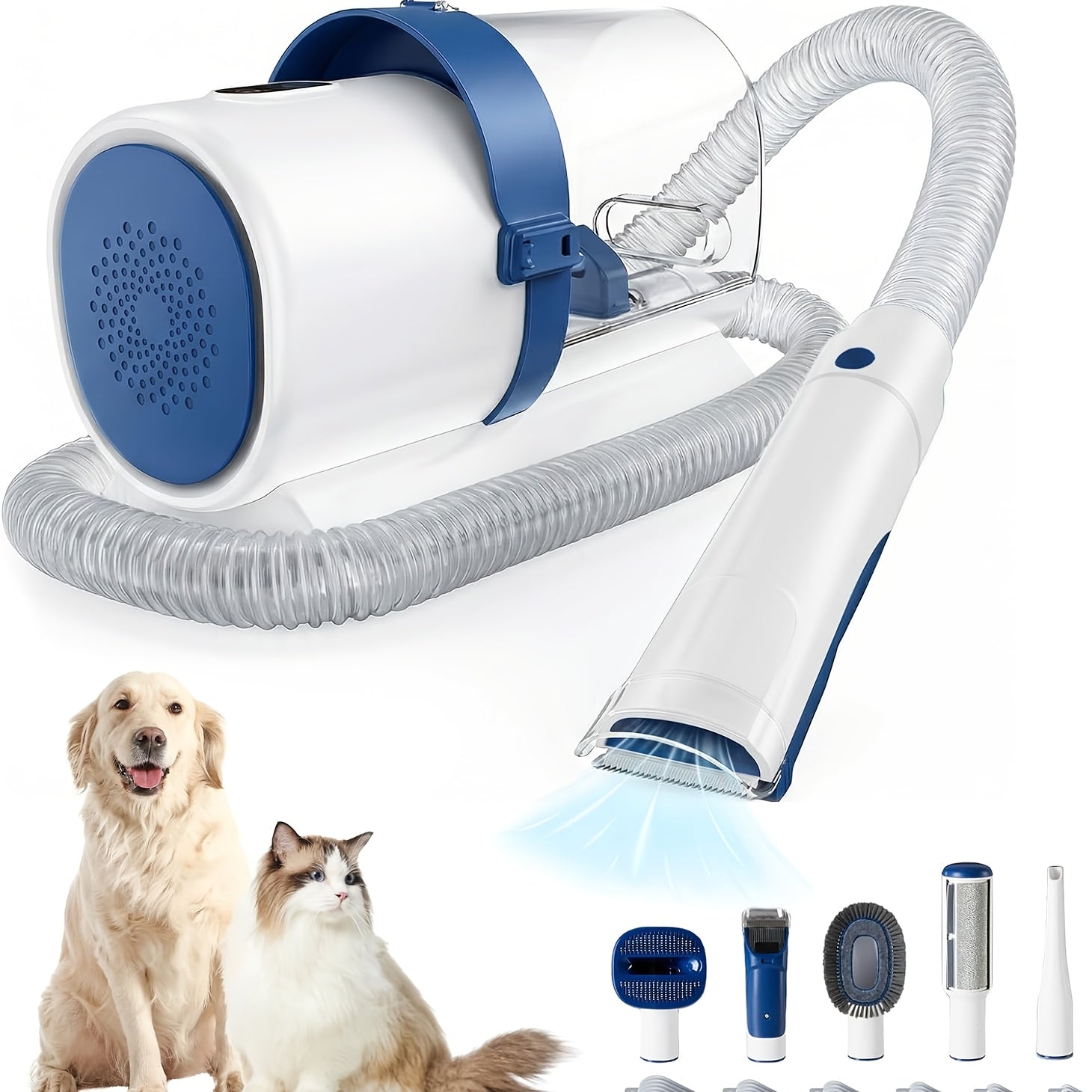 pet grooming vacuum kit 5 in 1 vacuum suction