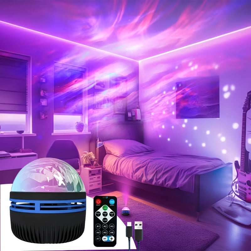 rgb adjustable aurora effect multiple colors suitable