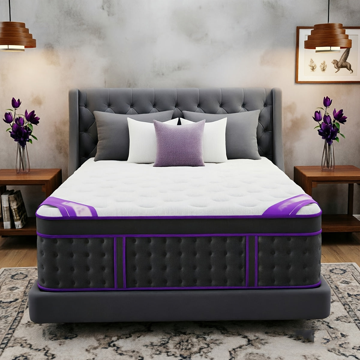 10 12 14 inch   mattress full queen king sizes