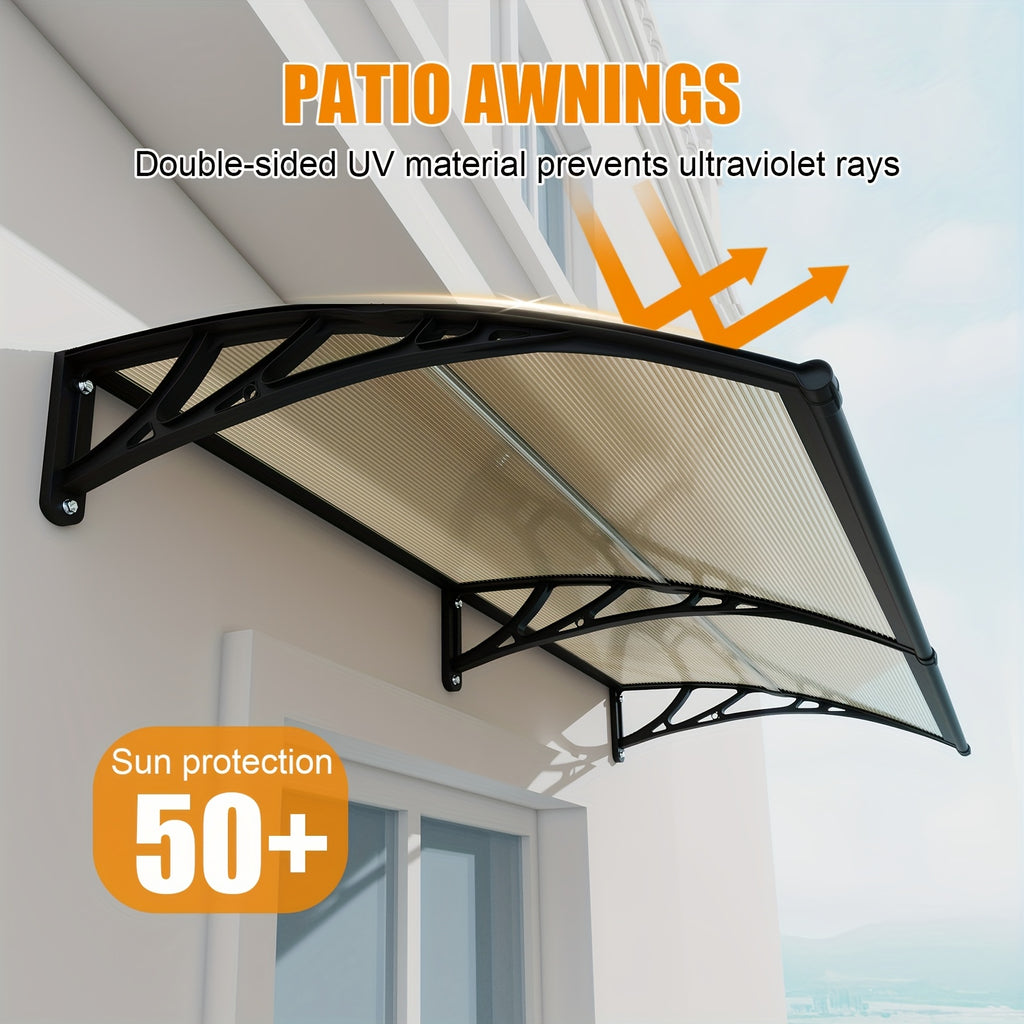 uv resistant weather polycarbonate patio awning abs frame