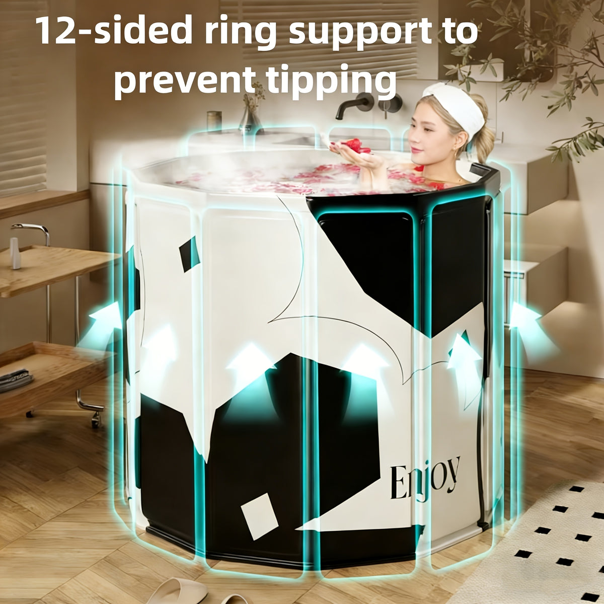 hot tub cold soaking tub   free pillow drain hose