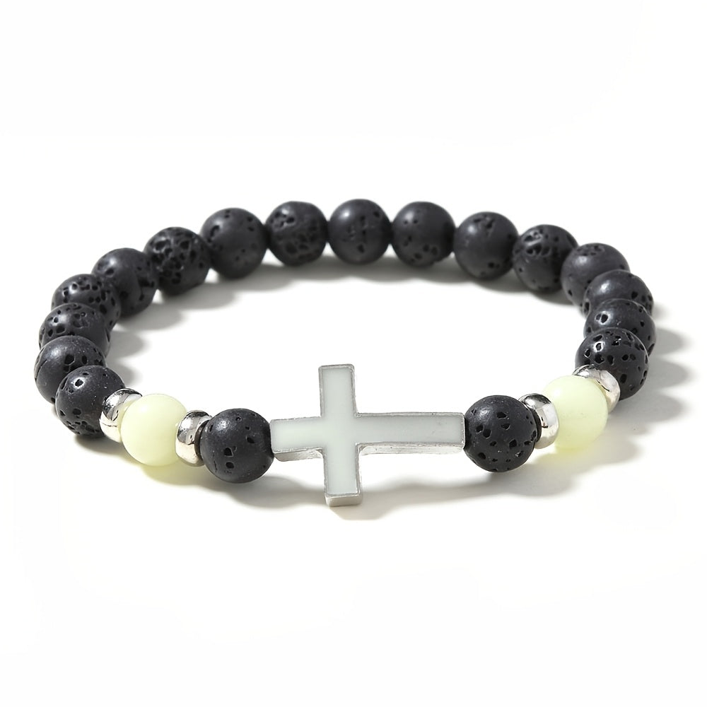 1pc volcano stone   retro bracelet multi color