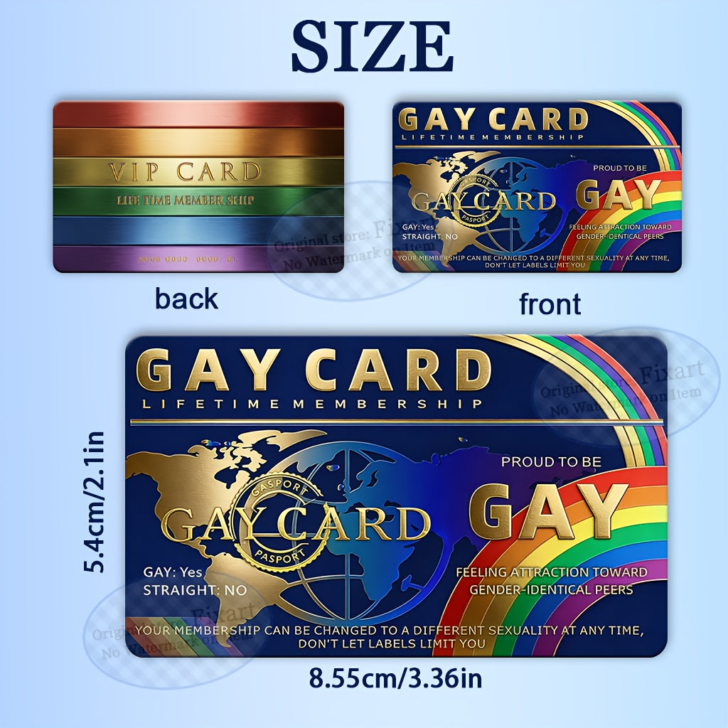 1 3pcs   pride   membership card