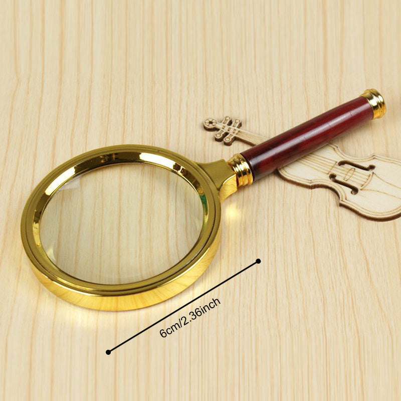 1pc metal magnifying glass 50  definition handheld