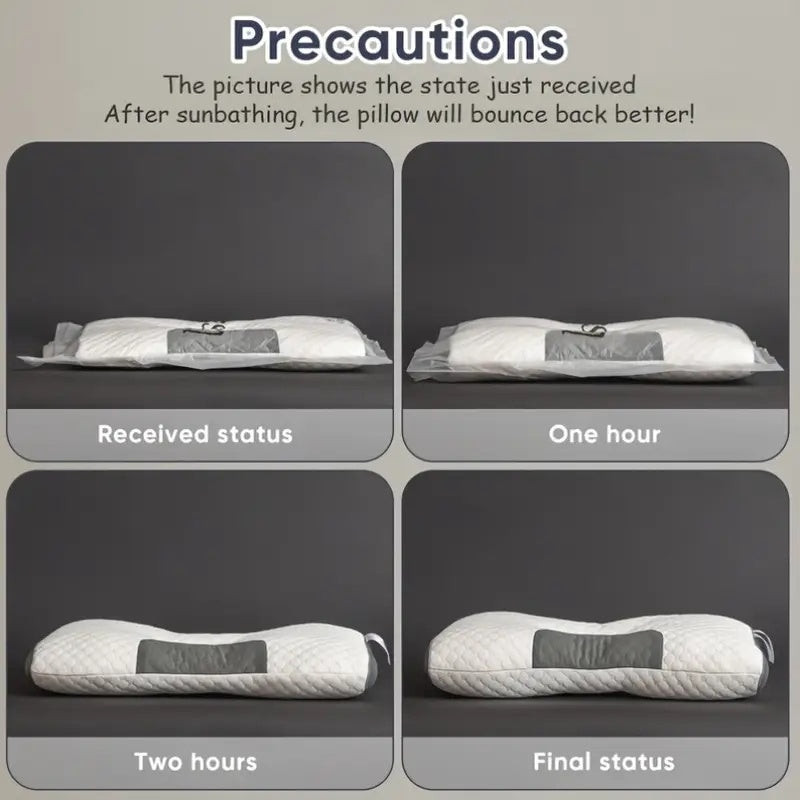 2pcs neck pillow designed soft an ergonomic contour pillow
