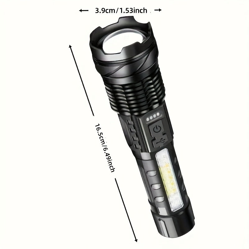 2pcs super powerful rechargeable flashlight
