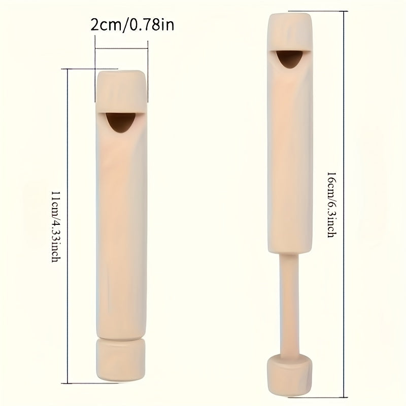 handcrafted   tube a handheld solid wood instrument