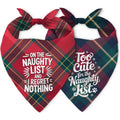 2pcs 24 8 11 inch christmas dogs     two sided