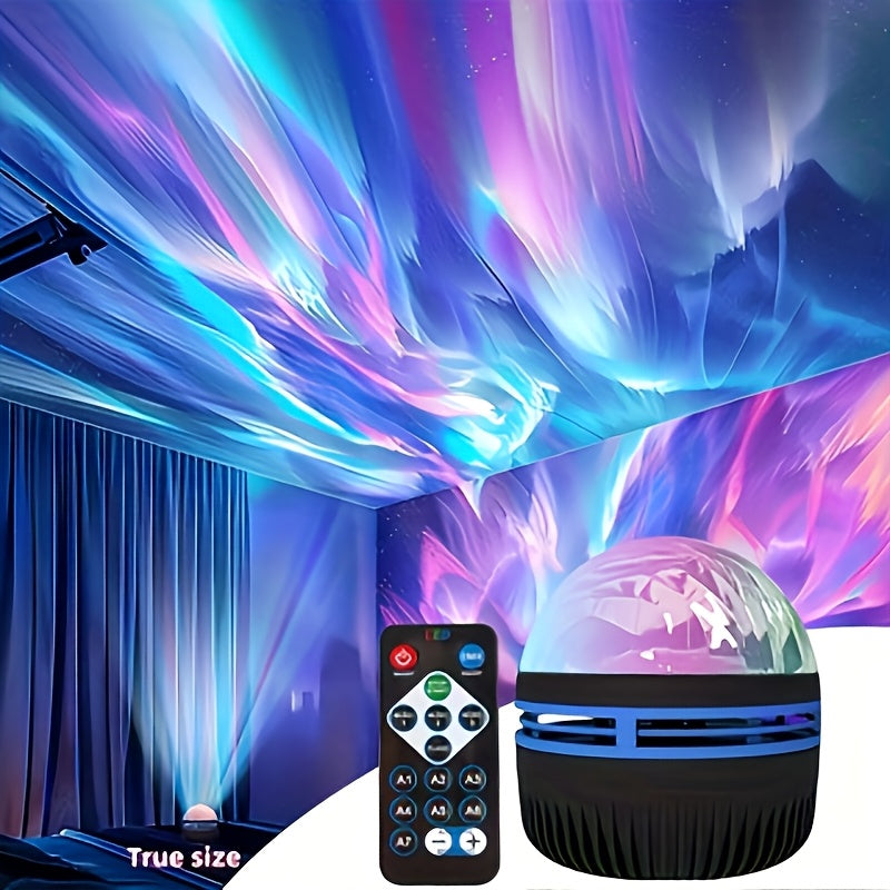 rgb adjustable aurora effect multiple colors suitable