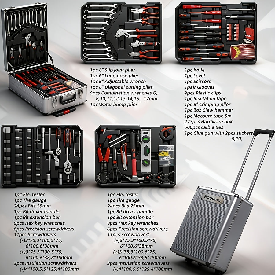 899 52pcs professional tool set multi functional toolbox