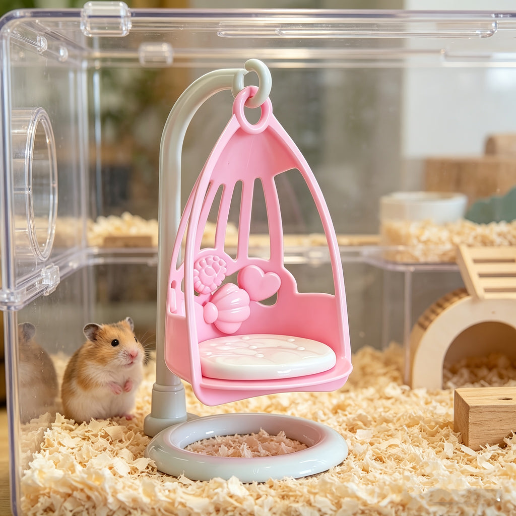 2pcs set breathable rocking chair small animals in luxurious