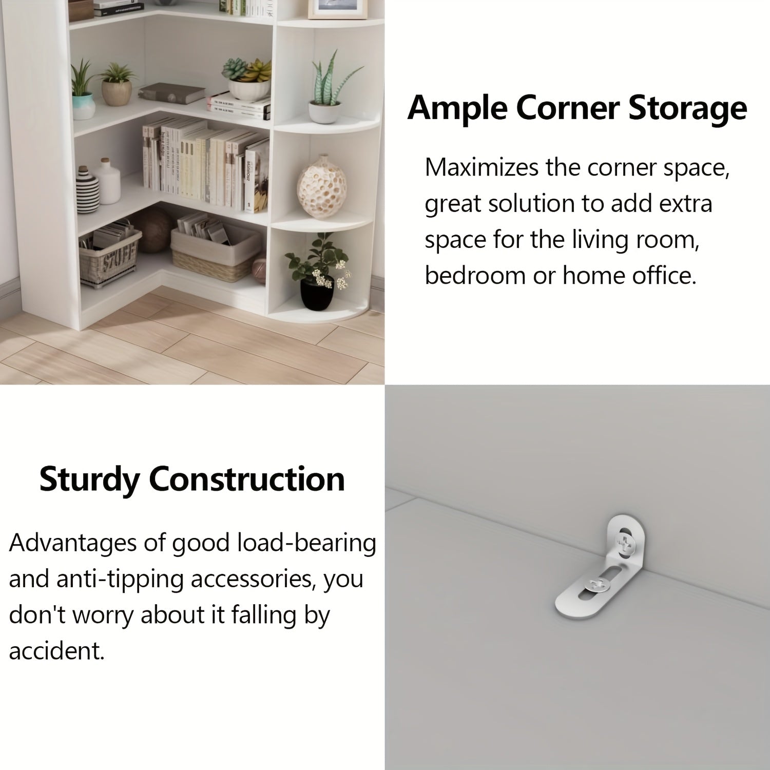 contemporary 71 inch tall bookshelf a   corner unit