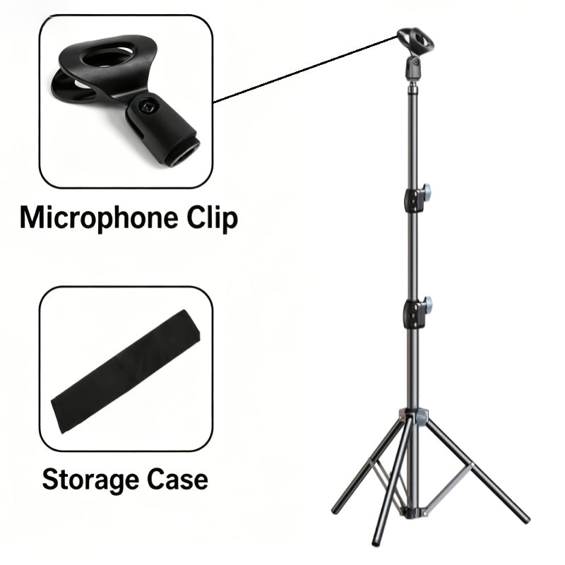 universal floor tripod microphone stand stroage case