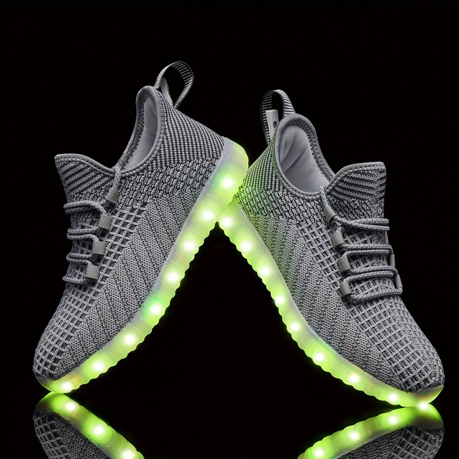 women men light shoes usb charging led shoes   halloween
