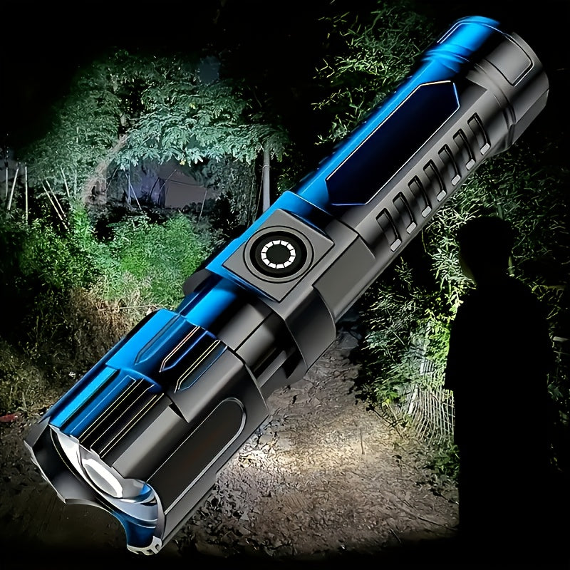 2 high power zoom flashlights outdoor multi functional
