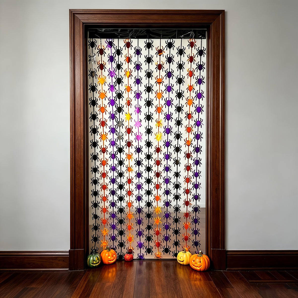 2pcs halloween pumpkin   rain background ribbon 1 2m
