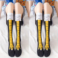 1 2 pack womens plus size   socks quirky chicken