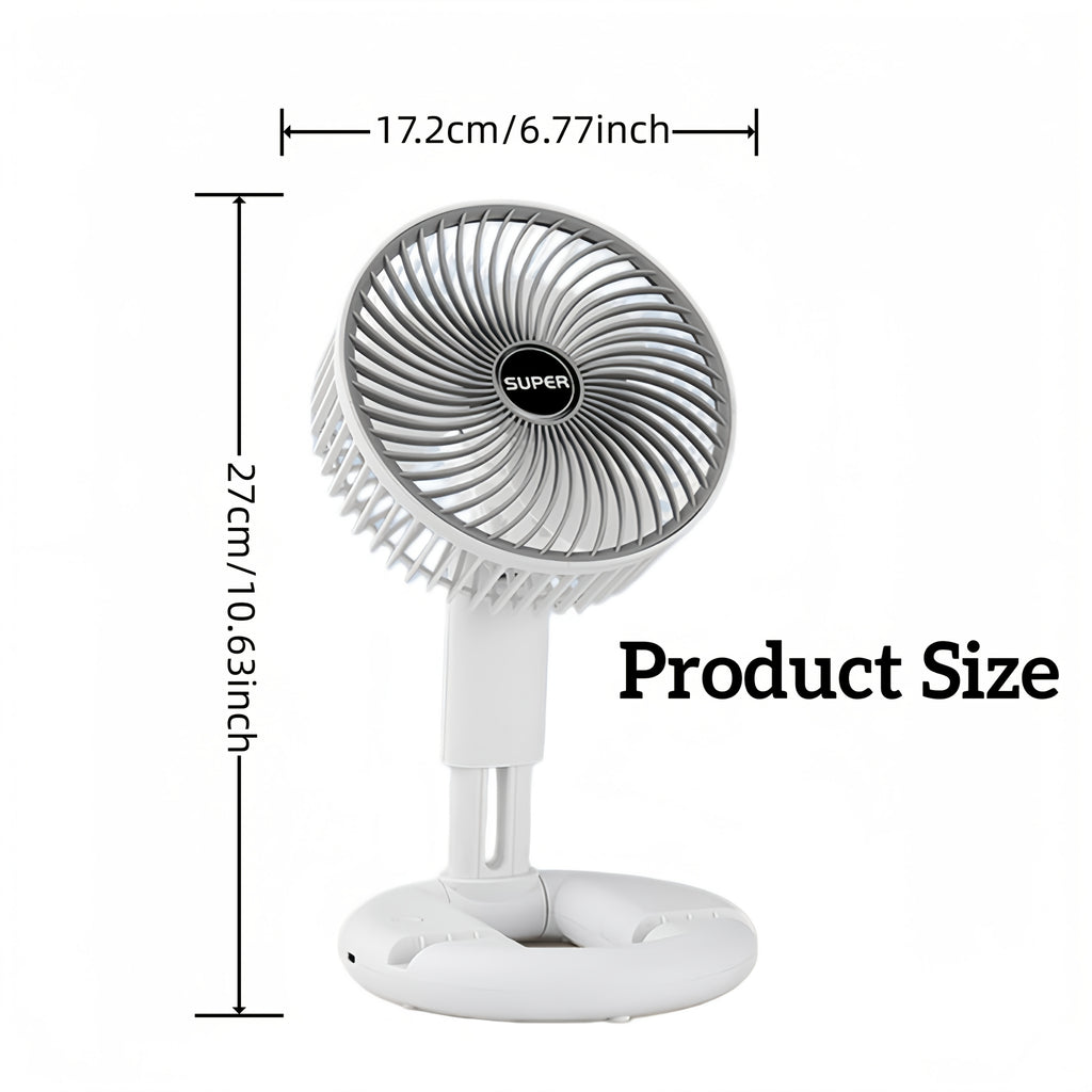 folding 2 in 1 tabletop wall mounted fan 120 degree
