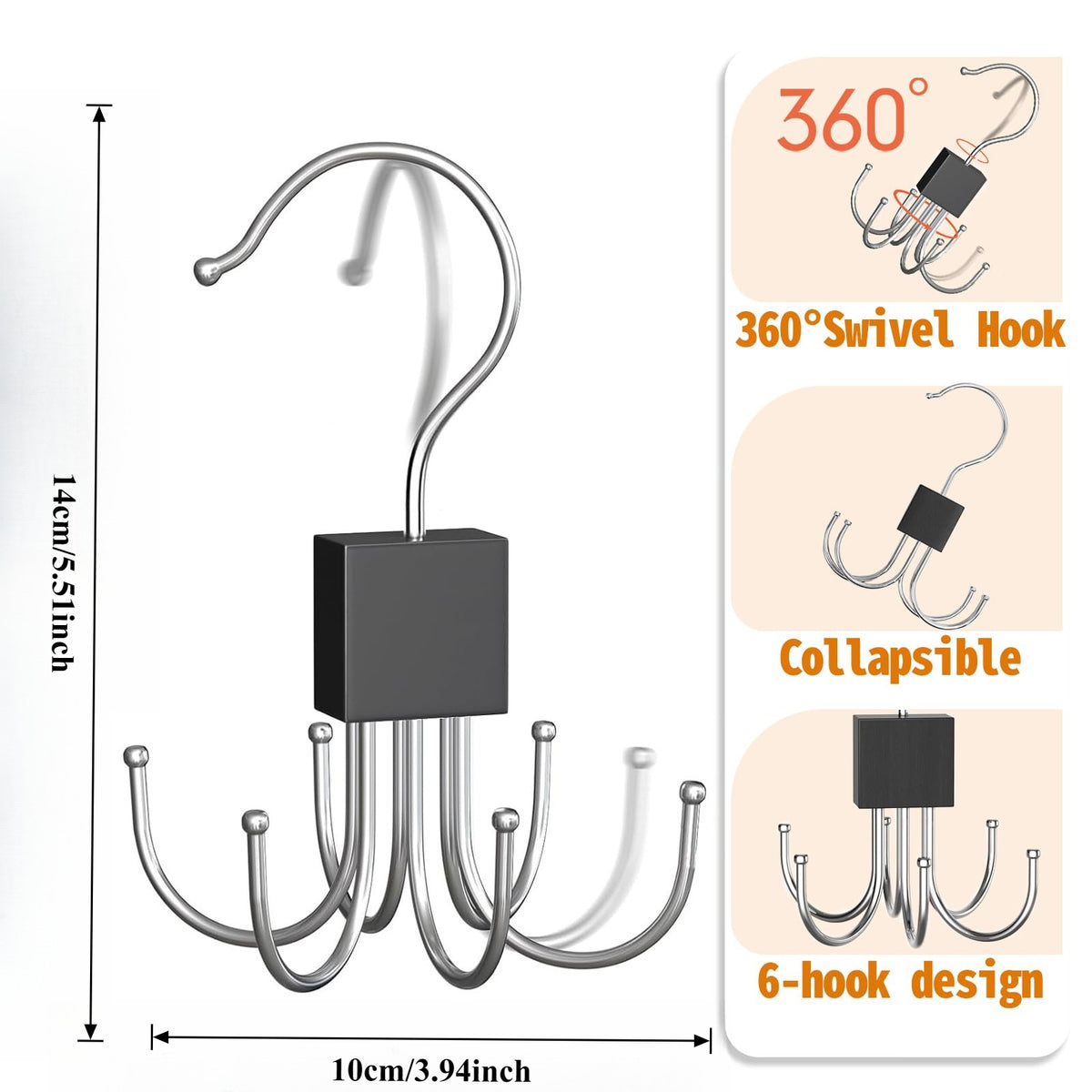 1pc vest style hanger bra hanger 360 rotatable hook holds 36