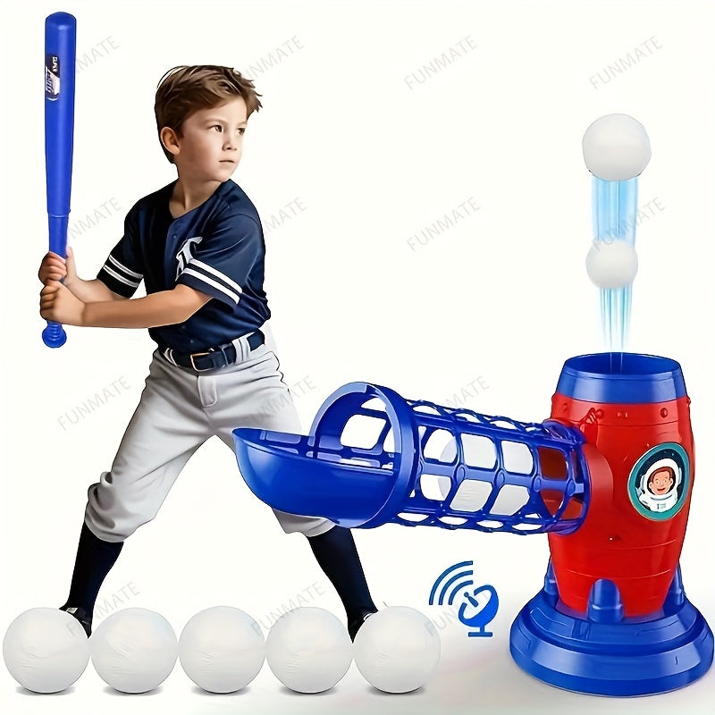 fully automatic childrens baseball machine plastic baseball