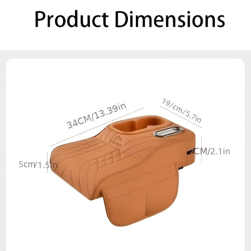 a car center armrest pad designed   height featuring a