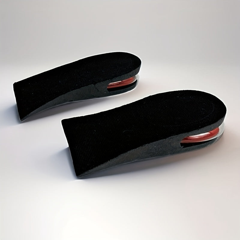 1 pair men women height increase shoe lift insoles