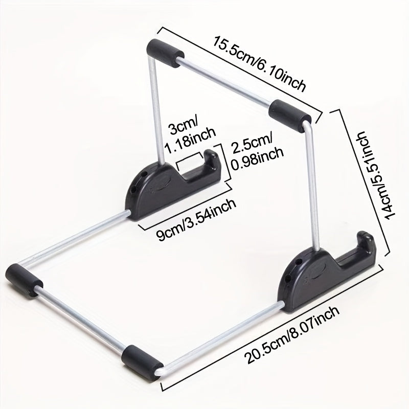 stylish foldable aluminum tablet stand multi angle support