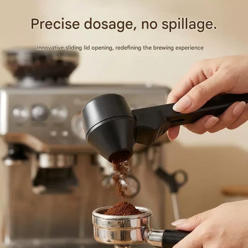 2 in 1 coffee dosing funnel measuring spoon reusable anti