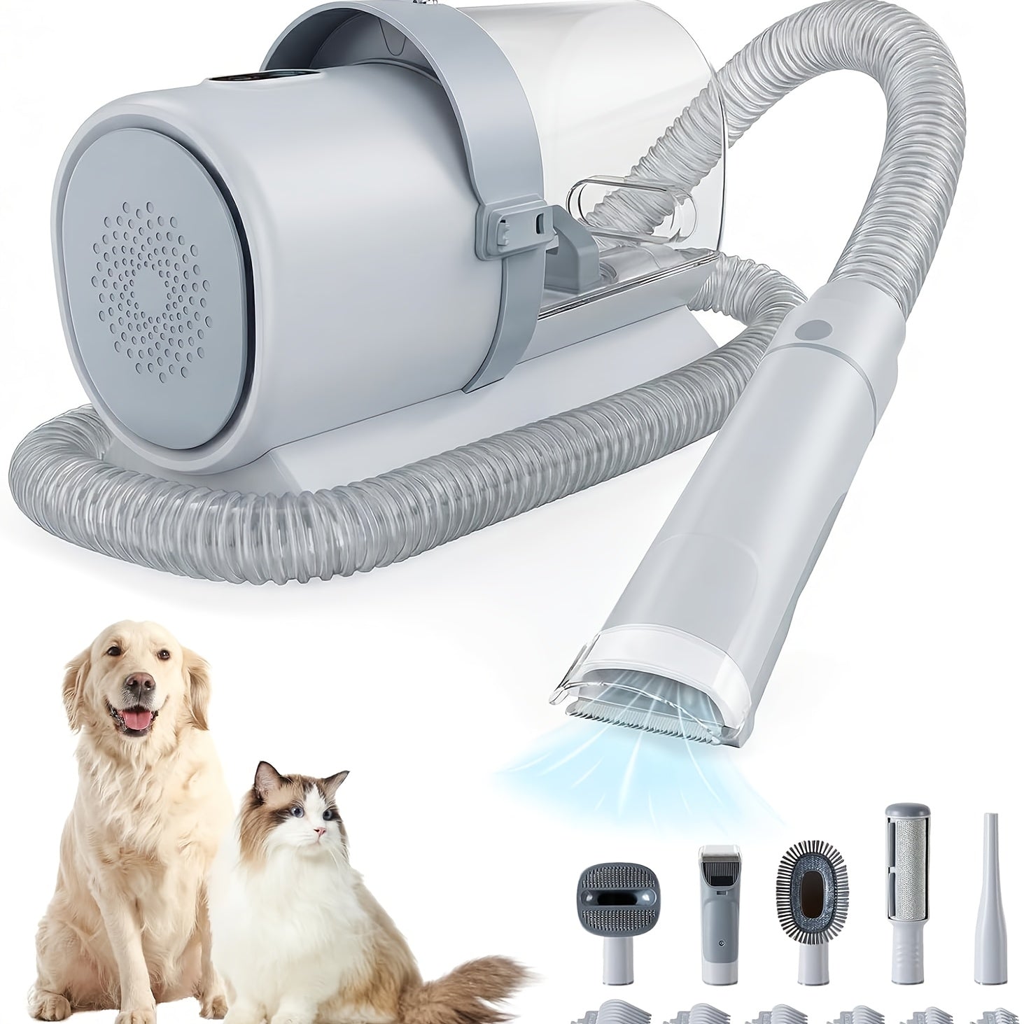 pet grooming vacuum kit 5 in 1 vacuum suction