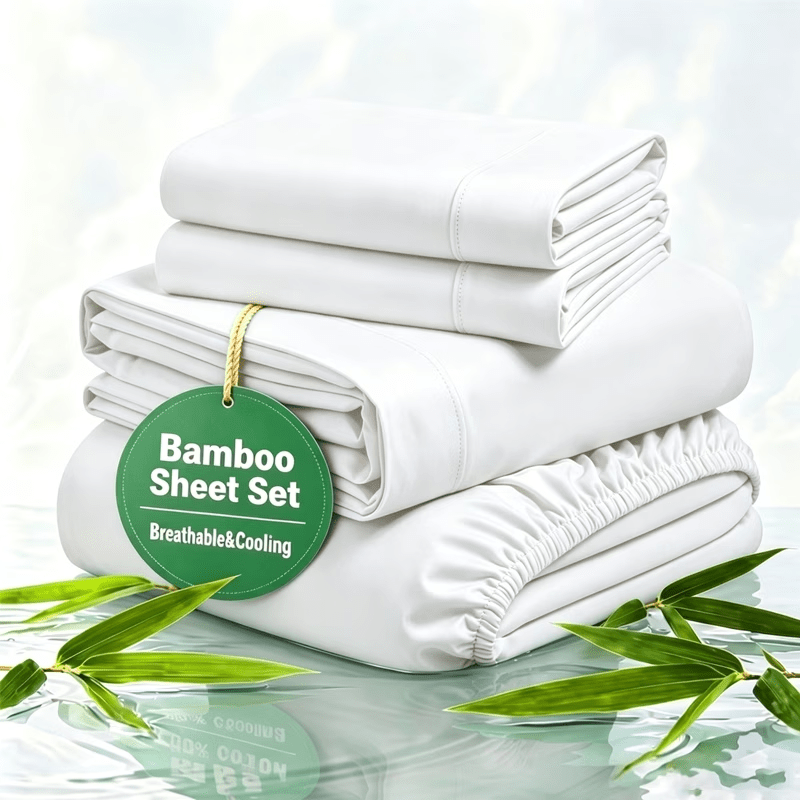 4pcs bamboo fiber sheet set 2200