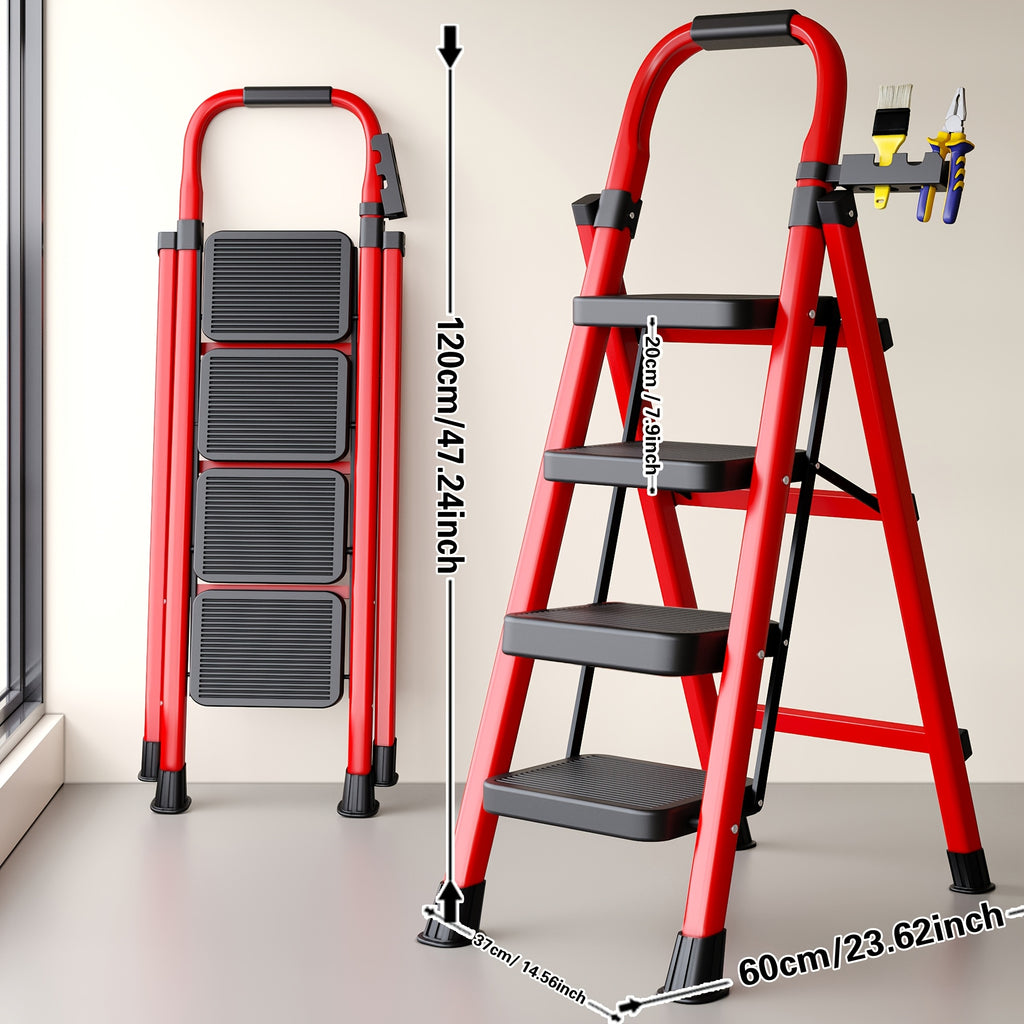 folding 5 4 3 step ladder portable multi functional ladder