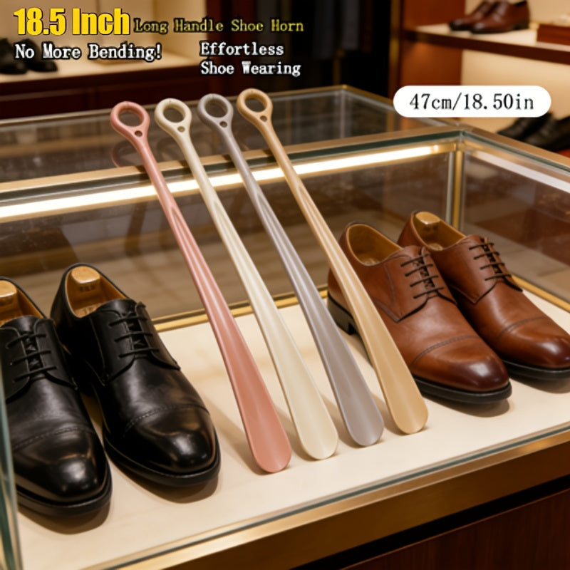 18 0 18 5 inch extra long shoe horn ergonomic fan shaped