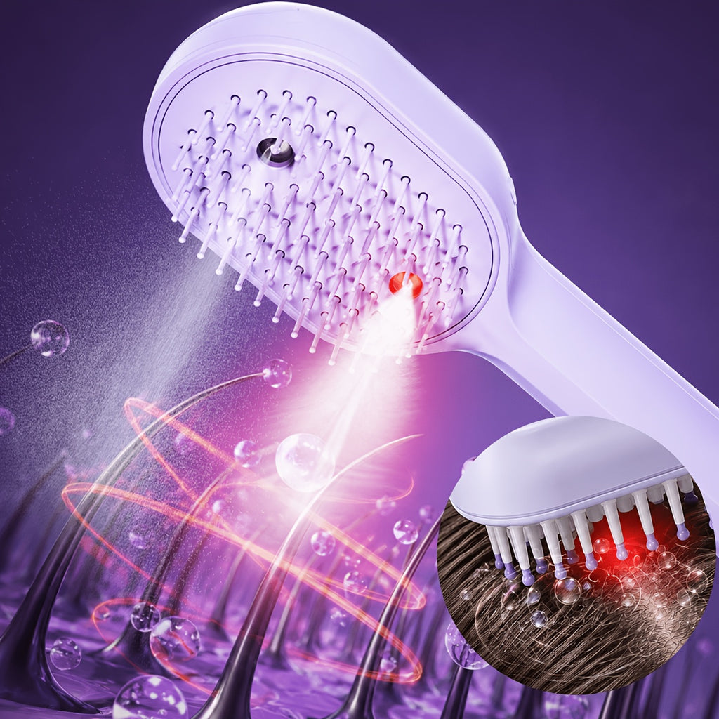portable usb rechargeable electric scalp massager comb