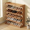 bamboo shoe rack space saving   shoe rack