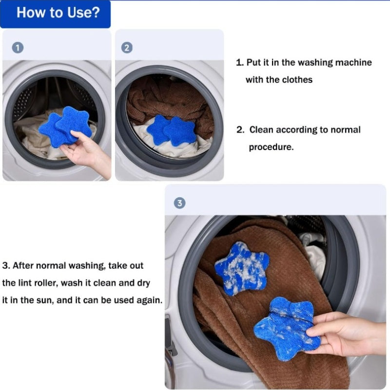 6 reusable pet hair removers   shaped hair removers