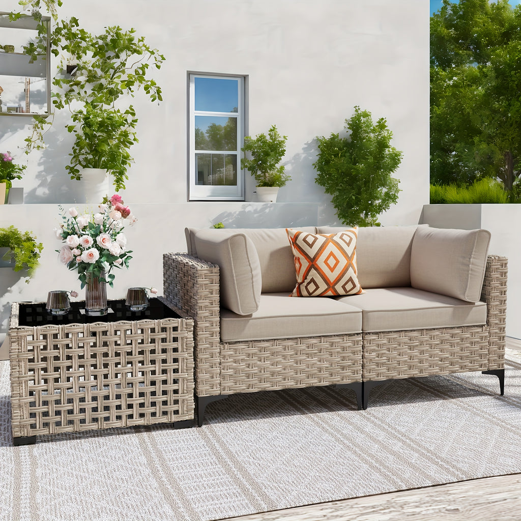 2 3 5 8 10pcs deep seat outdoor patio furniture set outside