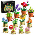 flowers plants mini building set   1697pcs botanical