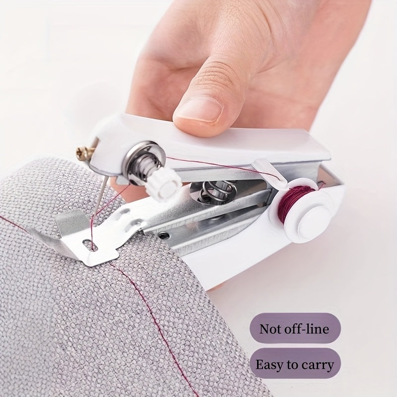 16pcs portable handheld mini sewing machine manual small