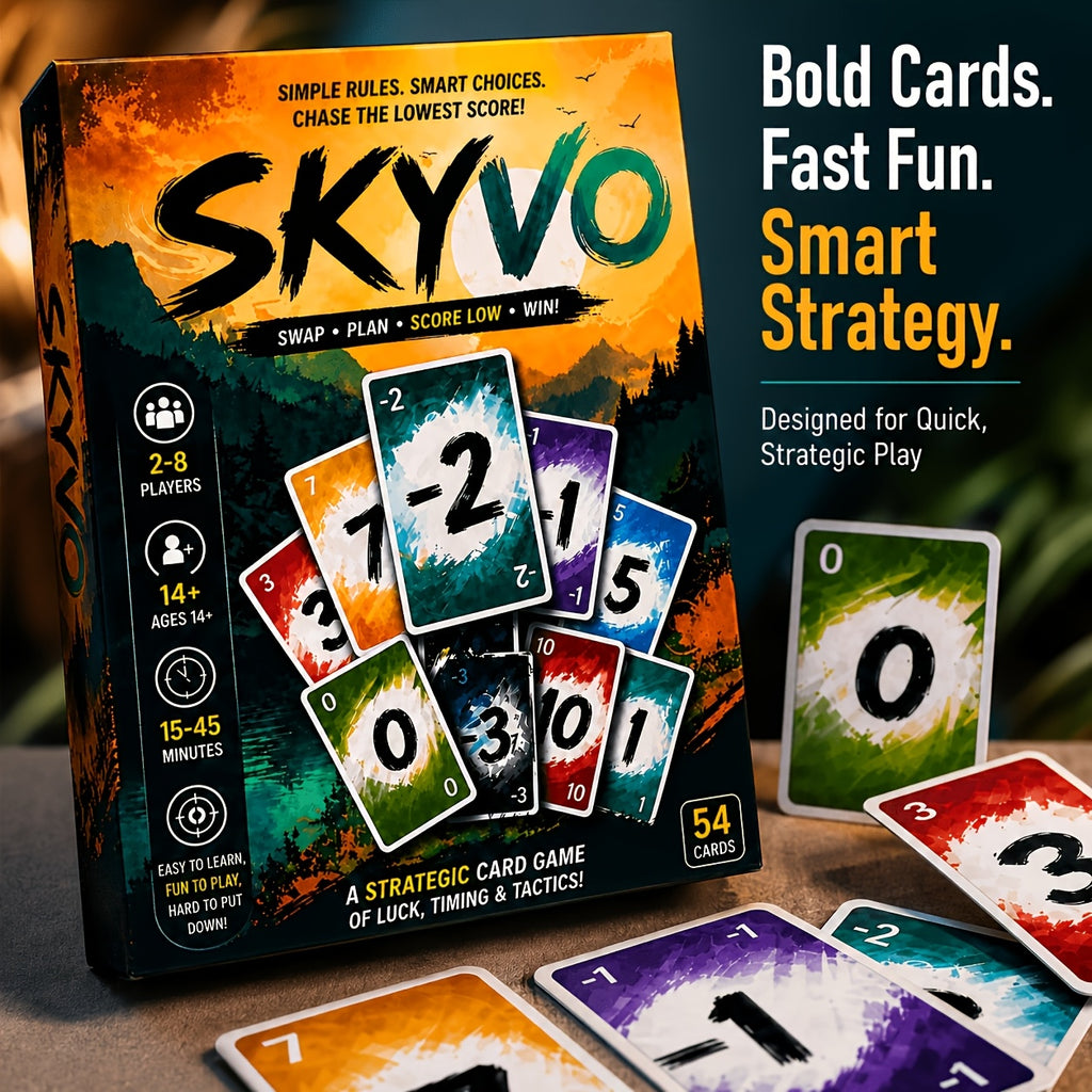 1pc strategy digital matching card game quick scoring