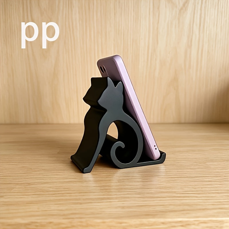 cute cat phone holder universal lazy bracket phone tablet