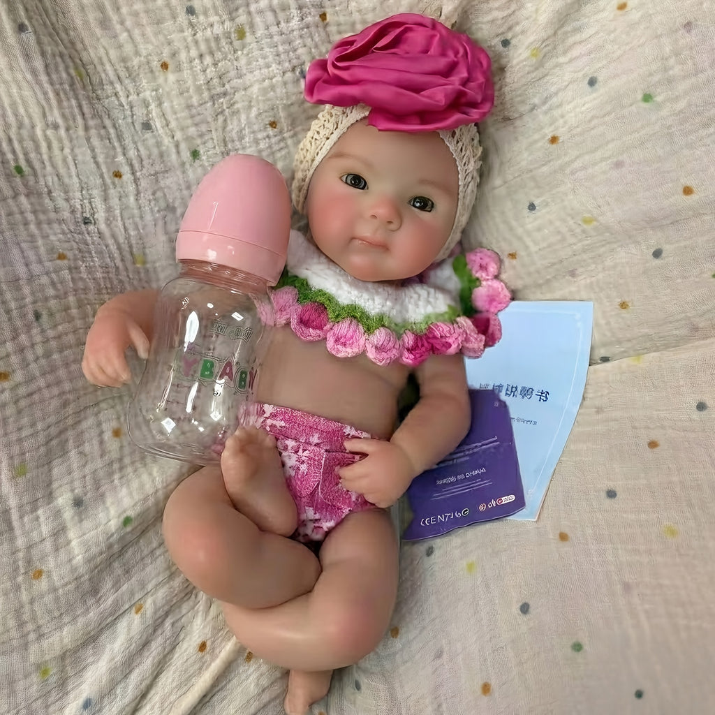 handmade realistic 13inch 33cm baby girl doll