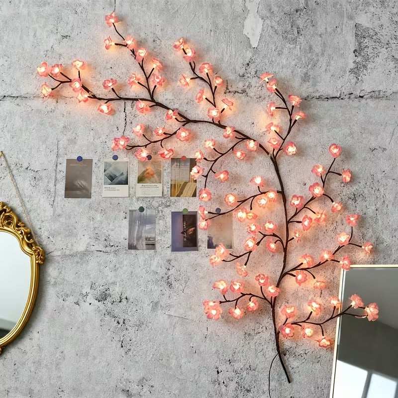 a string 96 led cherry   lights featuring 48 bulbs 48