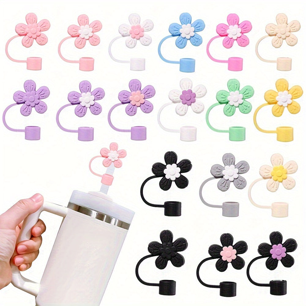 5pcs tumbler handle accessories set including resin alphabet