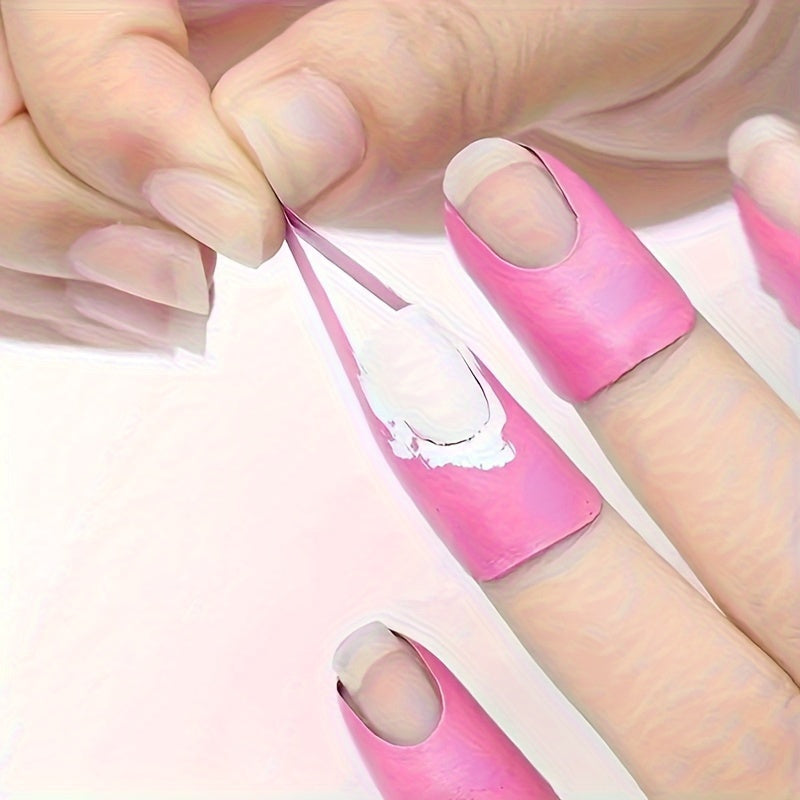 40pc u shaped nail protective film used nail printing