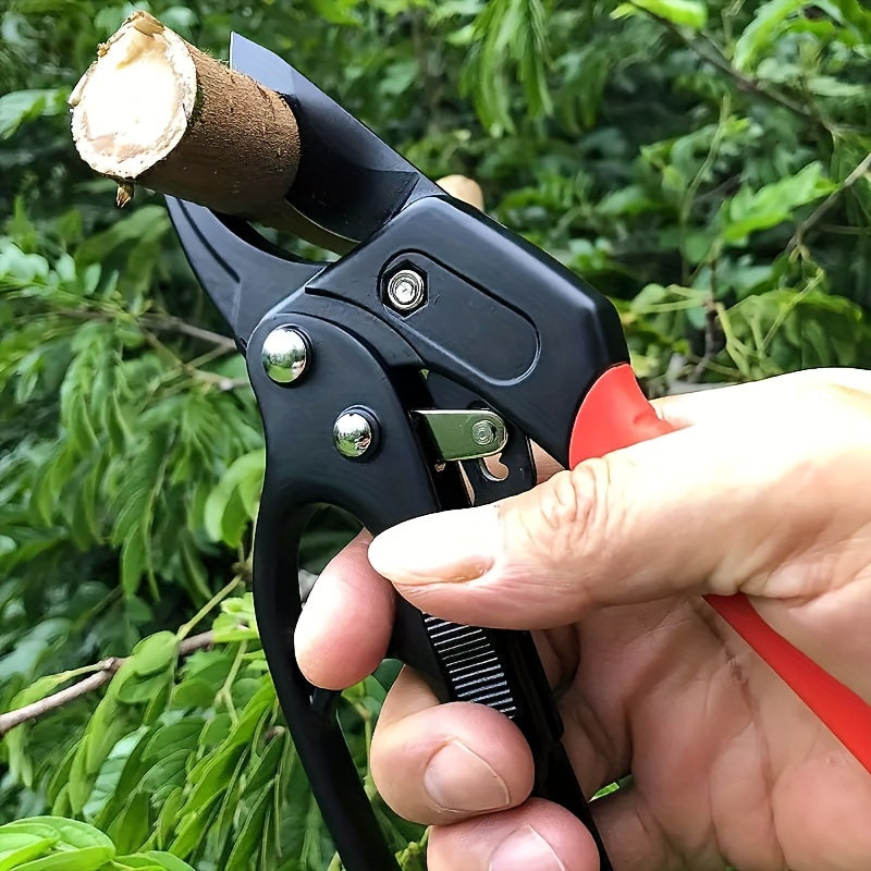 1pc professional ratchet anvil pruning shears segmented