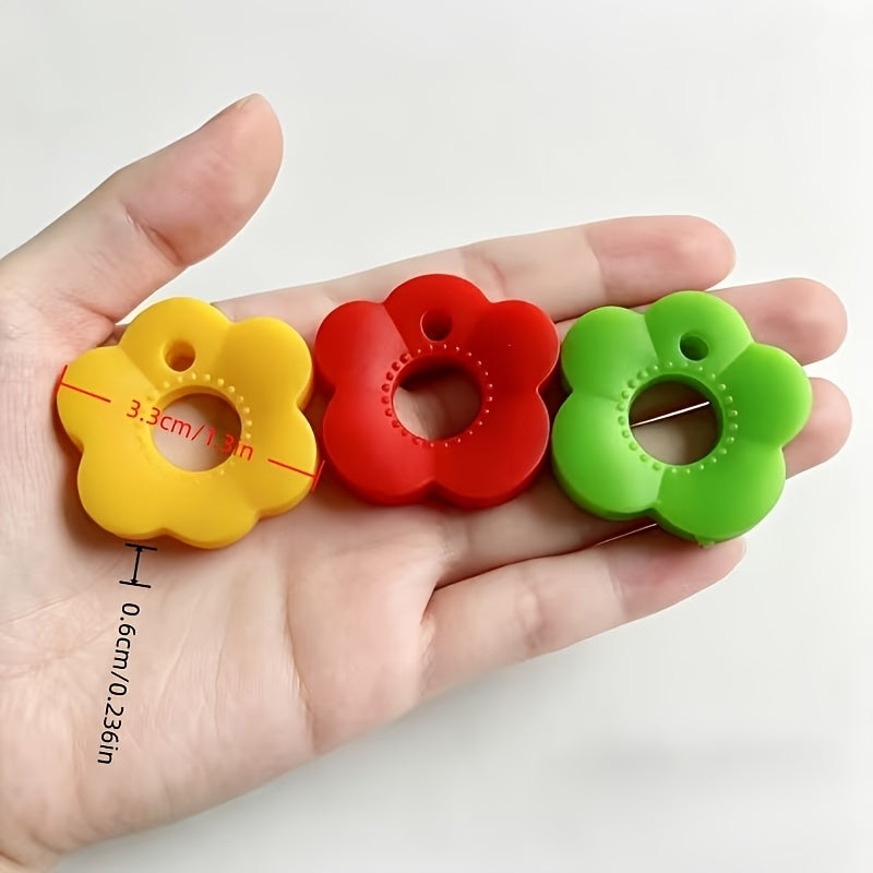 12 colorful flower key covers key cap set durable color