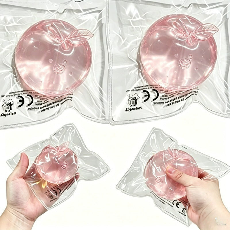 new transparent pink   stress toy ultra soft